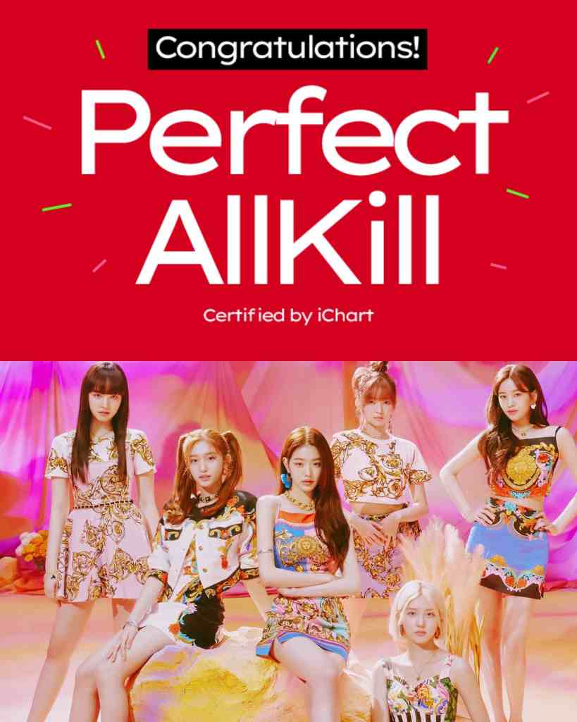 حققت عضوات فرقة ايف IVE أول All-Kill مثالية وشهادة All-Kill مع After LIKE