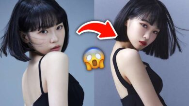 فضيحة تشايوون من لي سيرافيم قامت بعملية تجميلية لنفخ صدرها