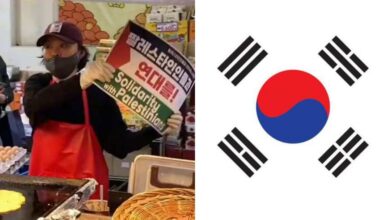 الشعب الكوري يتضامن مع فلسطين ويحرج الايدولز ونجوم الكيدراما